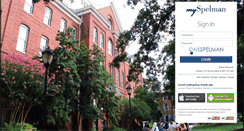 Desktop Screenshot of my.spelman.edu